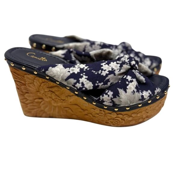 Camilla Japanese Story Wedge Tokyo Tribe Sz. 37 (US 6.5) - Picture 5 of 13